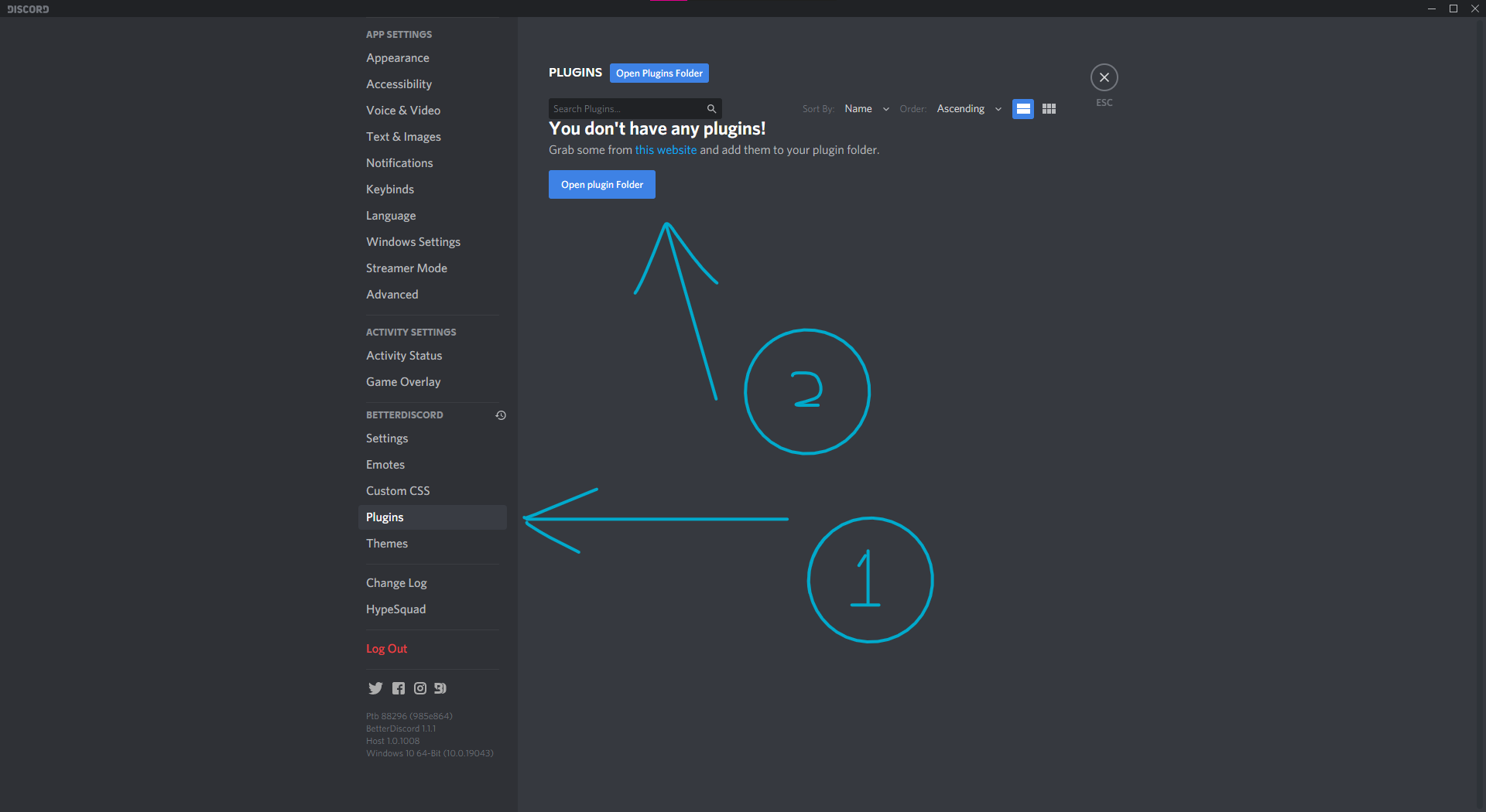 Discord Plugin Option