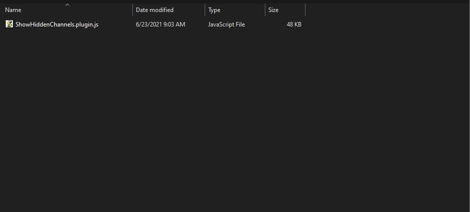 Discord Plugin Folder